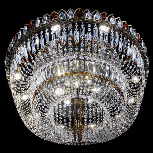 Люстра Кольцо Овал №17 под бронзу чайная в Пензе Гусь Хрустальный