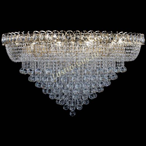 Люстра Кольцо Пирамида Шар 40 большая в Пензе Гусь Хрустальный