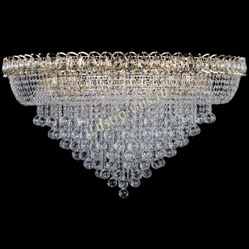 Люстра Кольцо Пирамида Шар 40 большая в Пензе Гусь Хрустальный