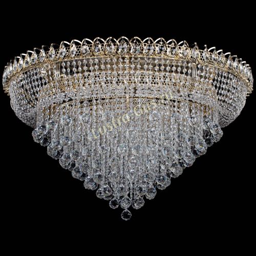 Люстра Кольцо Пирамида Шар 40 большая в Пензе Гусь Хрустальный