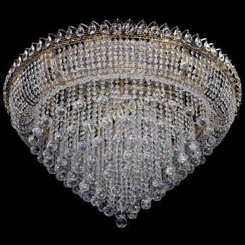 Люстра Кольцо Пирамида Шар 40 большая в Пензе Гусь Хрустальный