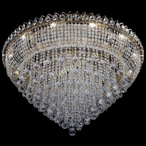 Люстра Кольцо Пирамида Шар 40 большая в Пензе Гусь Хрустальный