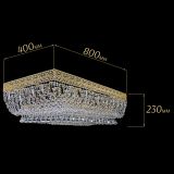 Люстра Прямоугольник Италия №8 в Пензе