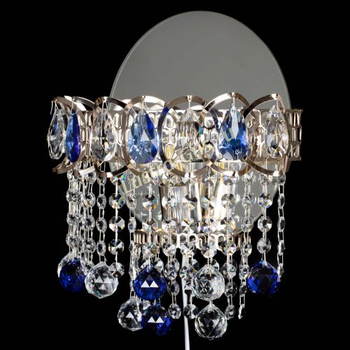 Бра Астра Капель шар 30 Синяя в Пензе Гусь Хрустальный