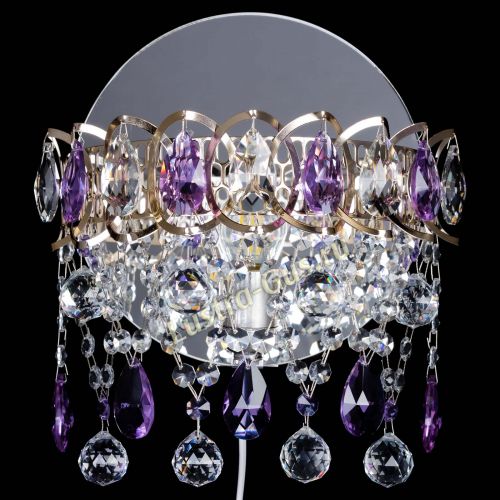 Бра Астра Паутинка фиолетовая в Пензе Гусь Хрустальный