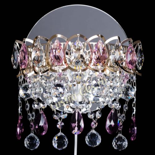 Бра Астра Паутинка розовая в Пензе Гусь Хрустальный