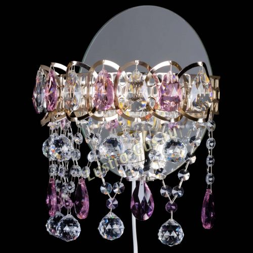 Бра Астра Паутинка розовая в Пензе Гусь Хрустальный