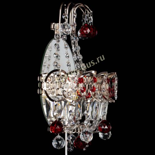 Бра Ника шар красная в Пензе Гусь Хрустальный