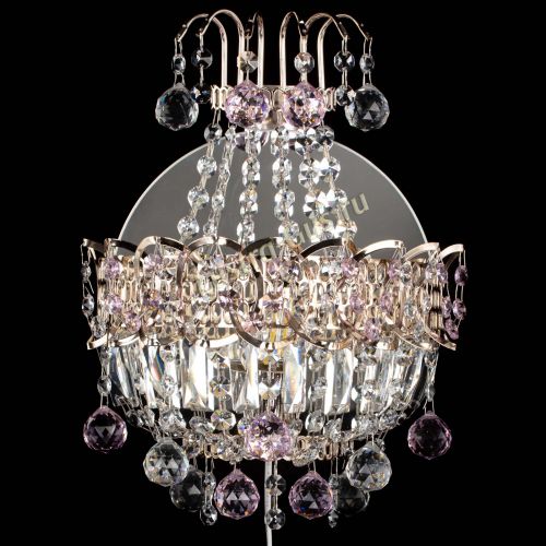 Бра Ника шар розовая в Пензе Гусь Хрустальный