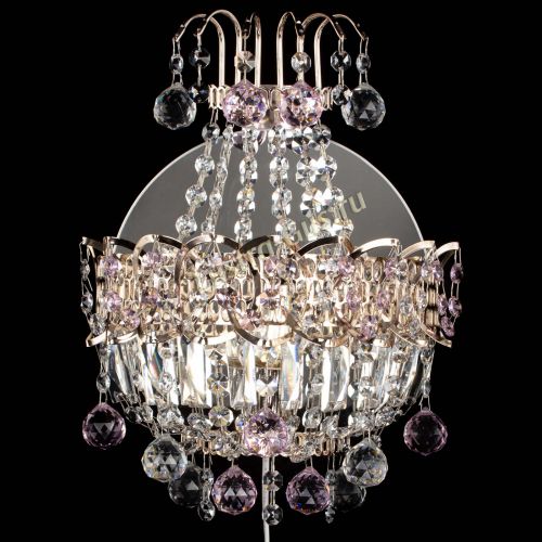 Бра Ника шар розовая в Пензе Гусь Хрустальный