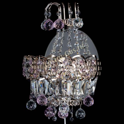 Бра Ника шар розовая в Пензе Гусь Хрустальный