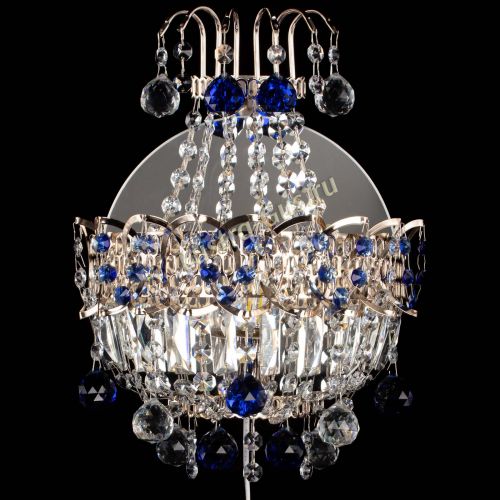 Бра Ника шар синяя в Пензе Гусь Хрустальный