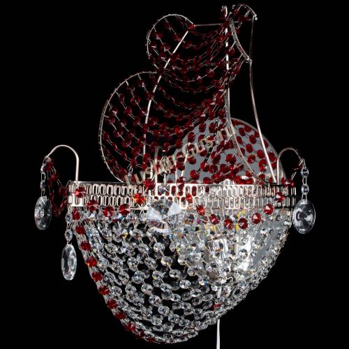 Бра Парусник №1 красная в Пензе Гусь Хрустальный