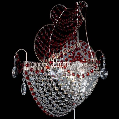 Бра Парусник №1 красная в Пензе Гусь Хрустальный