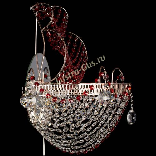 Бра Парусник №1 красная в Пензе Гусь Хрустальный