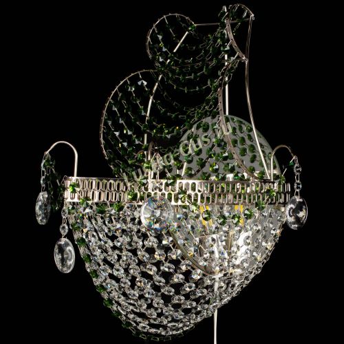 Бра Парусник №1 зеленая в Пензе Гусь Хрустальный