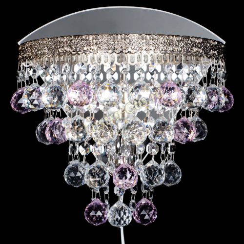 Бра Токката пирамида шар 30 розовая в Пензе Гусь Хрустальный