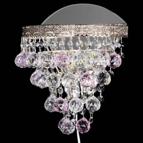 Бра Токката пирамида шар 30 розовая в Пензе Гусь Хрустальный