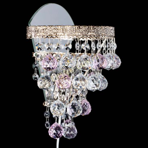 Бра Токката пирамида шар 30 розовая в Пензе Гусь Хрустальный