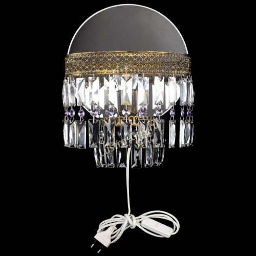 Бра Венеция Пластинка под бронзу Фиолетовая в Пензе Гусь Хрустальный