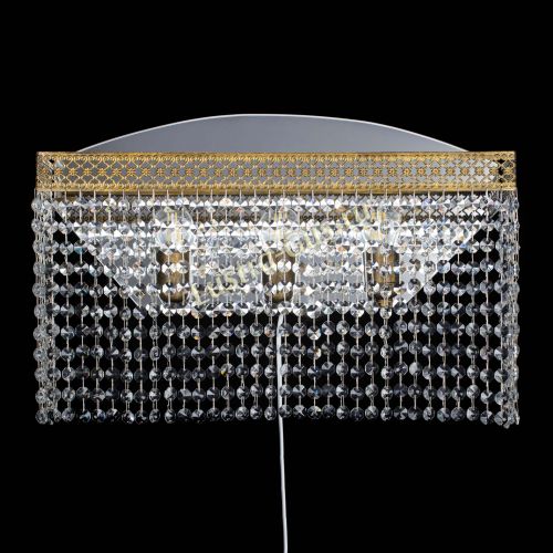 Бра Венеция Прямоугольник оптикон под бронзу в Пензе Гусь Хрустальный