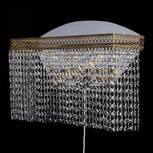 Бра Венеция Прямоугольник оптикон под бронзу в Пензе Гусь Хрустальный