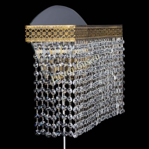 Бра Венеция Прямоугольник оптикон под бронзу в Пензе Гусь Хрустальный