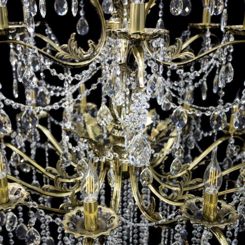 Люстра бронзовая Афина №21 в Пензе Гусь Хрустальный