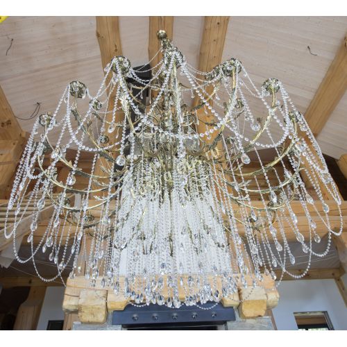 Люстра бронзовая Афина №35 в Пензе Гусь Хрустальный