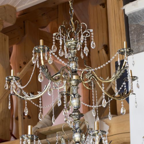 Люстра бронзовая Афина №35 в Пензе Гусь Хрустальный