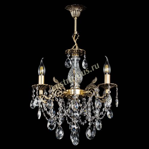 Люстра бронзовая Алфея №3/1 Баден в Пензе Гусь Хрустальный