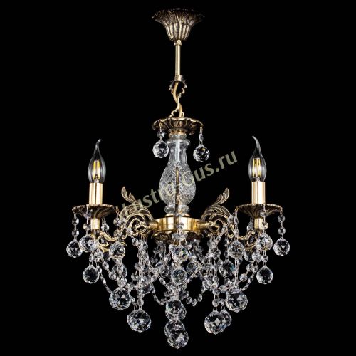 Люстра бронзовая Алфея №3/1 Шар в Пензе Гусь Хрустальный