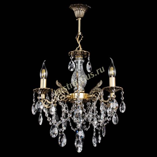 Люстра бронзовая Алфея №3/1 Звездочка в Пензе Гусь Хрустальный