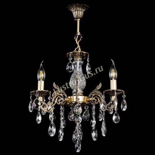 Люстра бронзовая Алфея №3/2 Баден в Пензе Гусь Хрустальный
