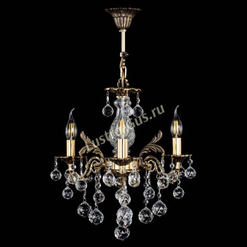 Люстра бронзовая Алфея №3/2 Шар в Пензе Гусь Хрустальный