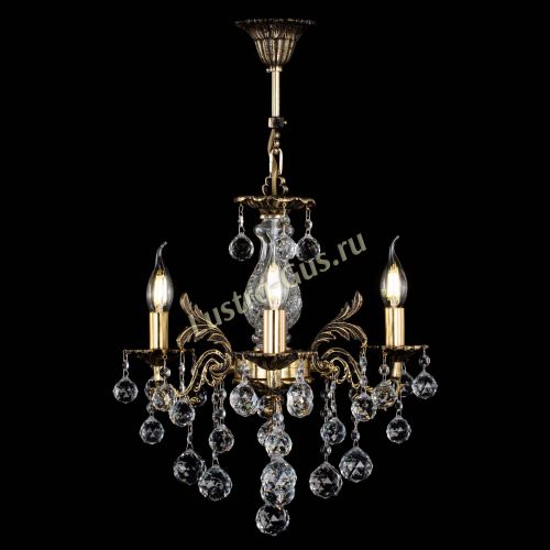 Люстра бронзовая Алфея №3/2 Шар в Пензе Гусь Хрустальный