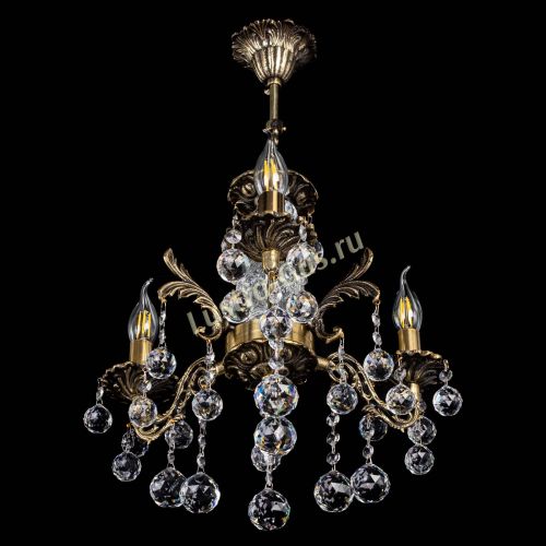 Люстра бронзовая Алфея №3/2 Шар в Пензе Гусь Хрустальный