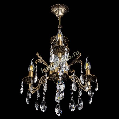 Люстра бронзовая Алфея №3/2 Журавлик в Пензе Гусь Хрустальный