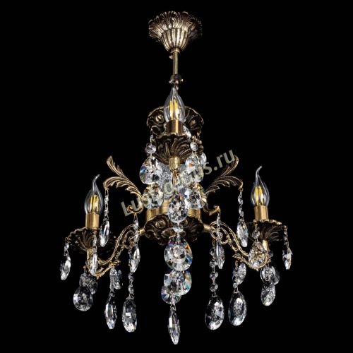 Люстра бронзовая Алфея №3/2 Звездочка в Пензе Гусь Хрустальный