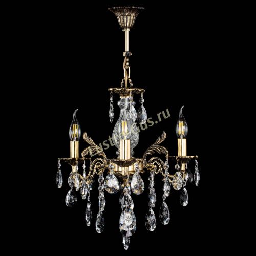 Люстра бронзовая Алфея №3/2 Звездочка в Пензе Гусь Хрустальный
