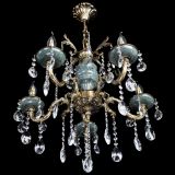 Люстра бронзовая Алфея №5 "Малахит" баден в Пензе