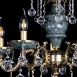 Люстра бронзовая Алфея №5 "Малахит" шар в Пензе