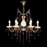 Люстра бронзовая Алфея №6 с камнем шар чайная в Пензе