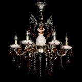 Люстра бронзовая Алфея №6 с камнем шар чайная в Пензе