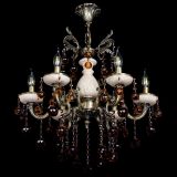 Люстра бронзовая Алфея №6 с камнем шар чайная в Пензе