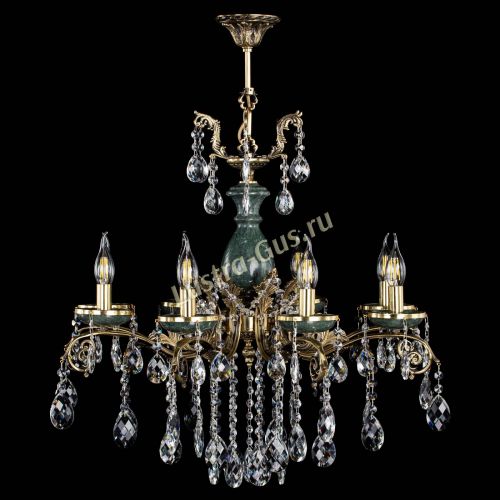 Люстра бронзовая Алфея Малахит №8 баден в Пензе Люстра бронзовая Алфея Малахит №8 баден в Пензе