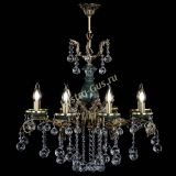 Люстра бронзовая Алфея Малахит №8 шар в Пензе