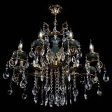 Люстра бронзовая Алфея Малахит №8 журавлик в Пензе