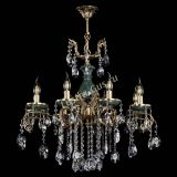 Люстра бронзовая Алфея Малахит №8 звездочка в Пензе