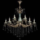 Люстра бронзовая Алфея Малахит №12 шар черная в Пензе